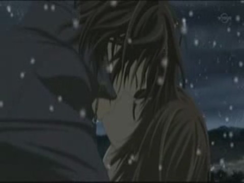 anime kissing scene. reminds of that kiss scene