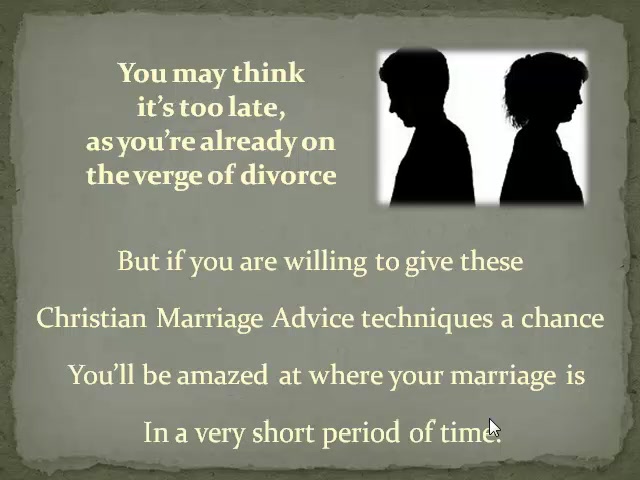 Christian marriage courses