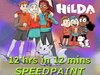 Hilda Fan Art SPEEDPAINT [12hrs in 12mins]